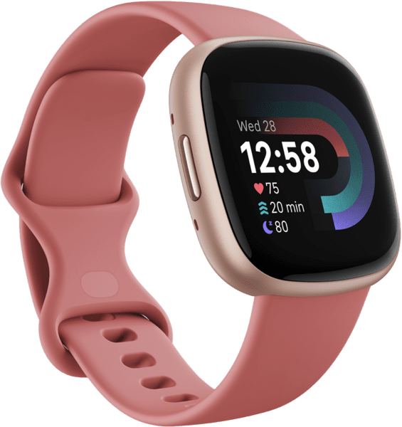 fitbit Versa 4 sandrosa/Aluminium kupferrose