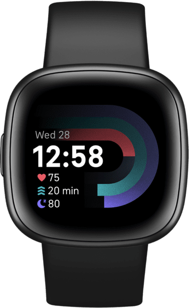 fitbit Versa 4 schwarz/Aluminium graphit