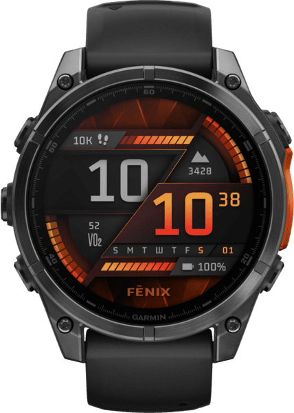 Garmin fenix 8 47mm schwarz/schiefergrau