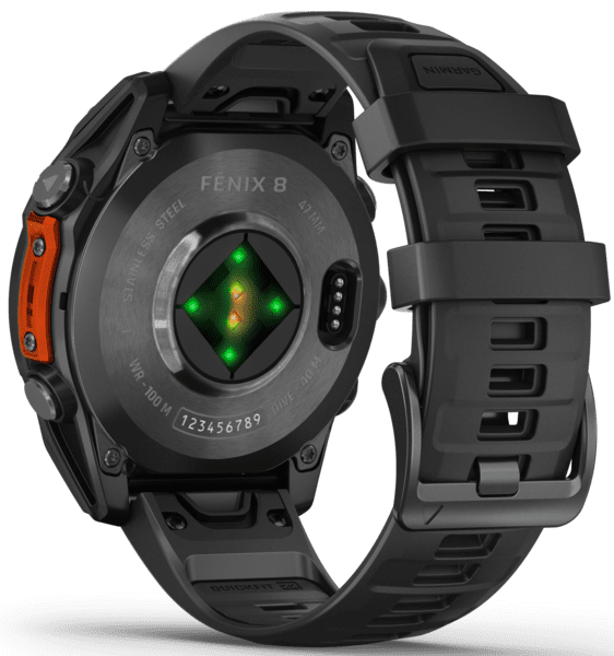 Garmin fenix 8 47mm schwarz/schiefergrau