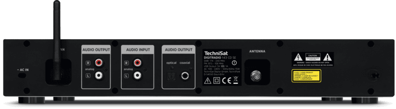 TechniSat Digitradio 143 CD DAB+ Tuner schwarz