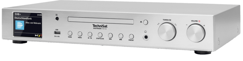 TechniSat Digitradio 143 CD DAB+ Tuner silber