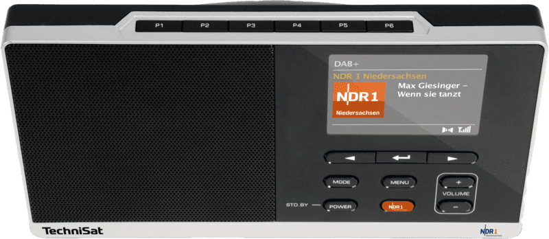 TechniSat Digitradio 215 NDR 1 Dabbi Edition schwarz/silber