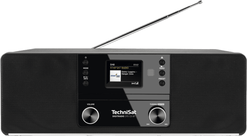 TechniSat Digitradio 370 CD BT DAB+ Radio schwarz