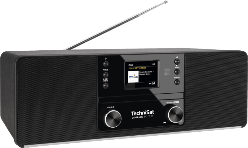 TechniSat Digitradio 370 CD BT DAB+ Radio schwarz