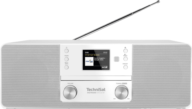 TechniSat Digitradio 370 CD BT DAB+ Radio weiß