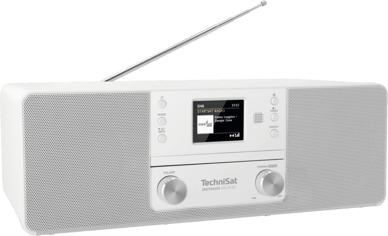 TechniSat Digitradio 370 CD BT DAB+ Radio weiß