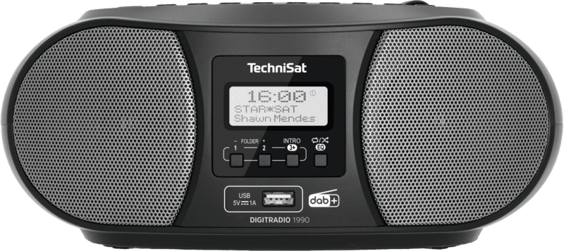 TechniSat Digitradio 1990 DAB+ Radiorecorder schwarz