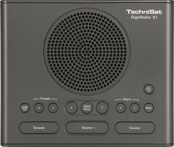 TechniSat Digitradio 51 DAB+ Radiowecker anthrazit