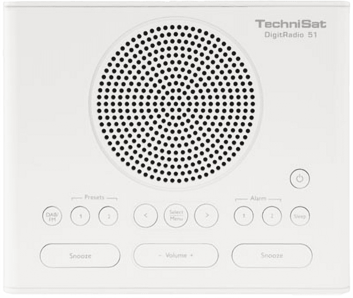 TechniSat Digitradio 51 DAB+ Radiowecker weiß