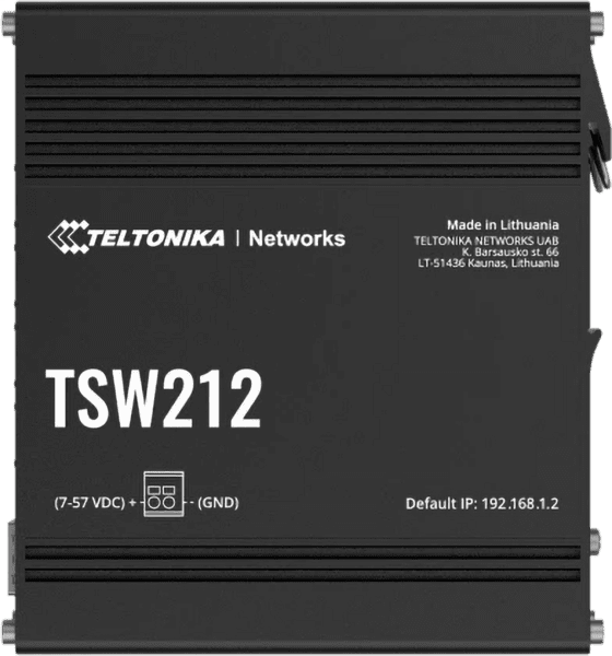 Teltonika TSW212 8-Port Switch +2 SFP managebar