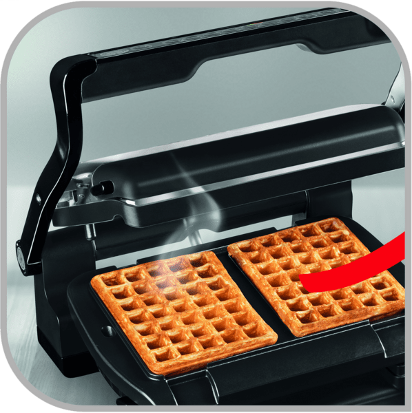 Tefal Aluminium Waffelplatte für OptiGrill