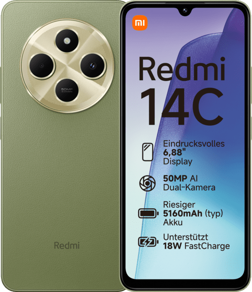 Xiaomi Redmi 14C 4GB 128GB sage green