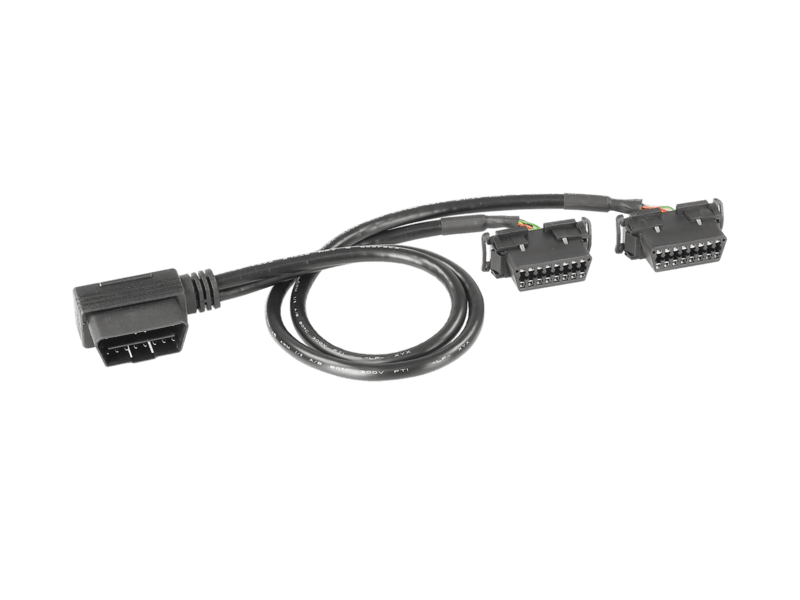 ACV OBD Anschluss T-Kabel Buchse 90°>2x SteckerOEM30cm