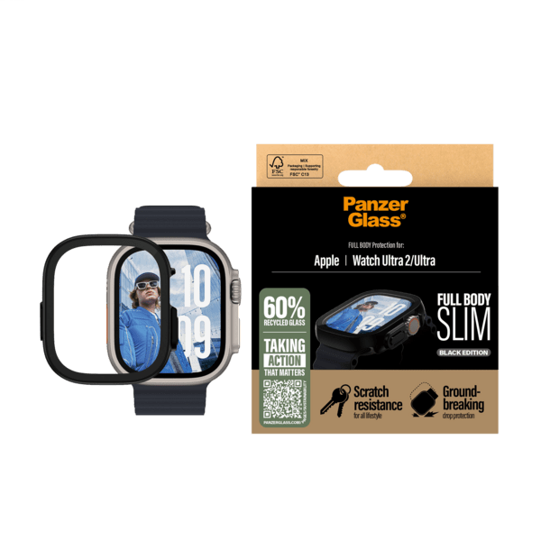 PanzerGlass Snappie Full Body Apple Watch Ultra 2 schwarz PanzerGlass Snappie Full Body Apple Watch Ultra 2 schwarz