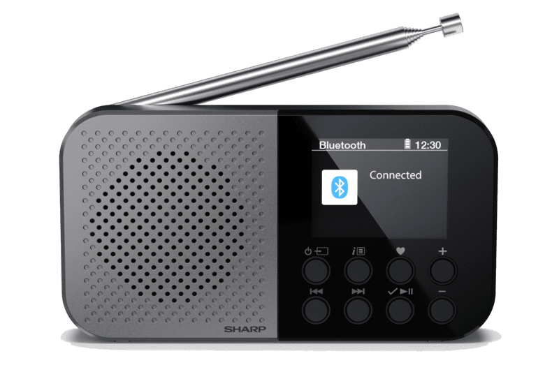 Sharp DR-P520 DAB+ BT Radio mit integr. Akku schwarz Sharp DR-P520 DAB+ BT Radio mit integr. Akku schwarz