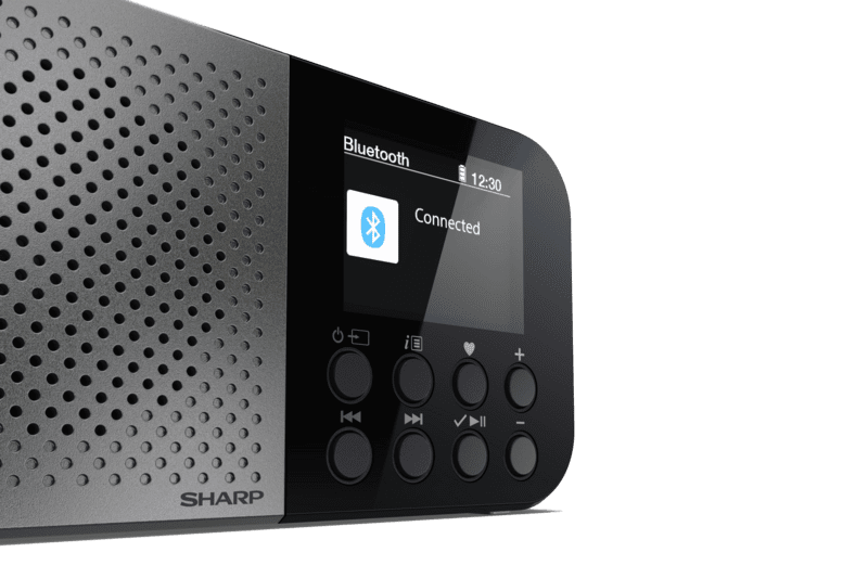 Sharp DR-P520 DAB+ BT Radio mit integr. Akku schwarz Sharp DR-P520 DAB+ BT Radio mit integr. Akku schwarz