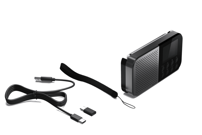 Sharp DR-P520 DAB+ BT Radio mit integr. Akku schwarz Sharp DR-P520 DAB+ BT Radio mit integr. Akku schwarz