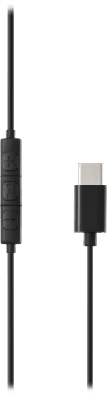 Streetz In-Ear USB-C Kopfhörer schwarz