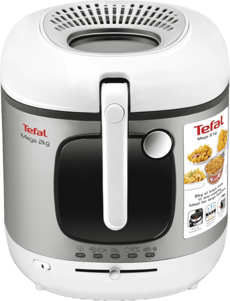 Tefal FR4800 Mega XXL Fritteuse weiß/silber