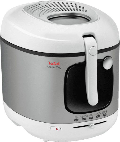 Tefal FR4800 Mega XXL Fritteuse weiß/silber