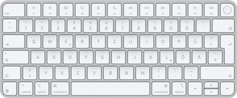 Apple Magic Keyboard 2024 mit TouchID weiß