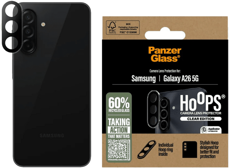 PanzerGlass Hoops Kamera SP Galaxy A26 5G transparent PanzerGlass Hoops Kamera SP Galaxy A26 5G transparent