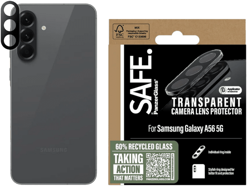 PanzerGlass SAFE. Kamera SP Galaxy A56 5G transparent PanzerGlass SAFE. Kamera SP Galaxy A56 5G transparent