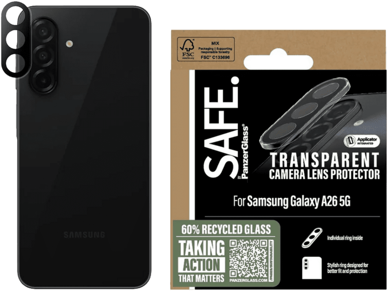 PanzerGlass SAFE. Kamera SP Galaxy A26 5G transparent PanzerGlass SAFE. Kamera SP Galaxy A26 5G transparent