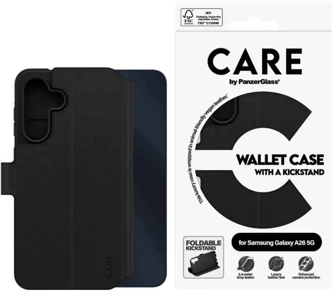 PanzerGlass CARE Feature Kickstand Galaxy A26 5G schwarz PanzerGlass CARE Feature Kickstand Galaxy A26 5G schwarz