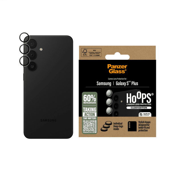 PanzerGlass Hoops Kamera SP Galaxy S25+ transparent
