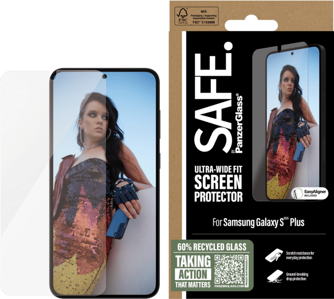 PanzerGlass SAFE. SP Galaxy S25+ UWF m. Applikator PanzerGlass SAFE. SP Galaxy S25+ UWF m. Applikator