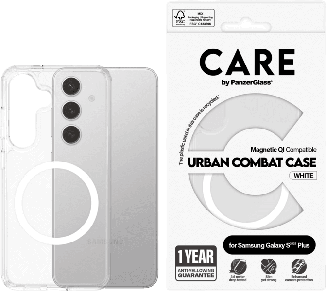 PanzerGlass CARE Urban Combat Galaxy S25+ weiß PanzerGlass CARE Urban Combat Galaxy S25+ weiß