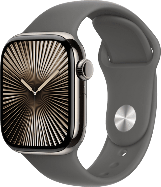 Apple Watch Ser. 10 GPS Cell 42mm Nat.Tit.Case+Band S/M Apple Watch Ser. 10 GPS Cell 42mm Nat.Tit.Case+Band S/M