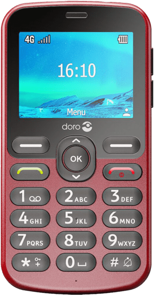 Doro 1880 4G ohne Netzteil rot