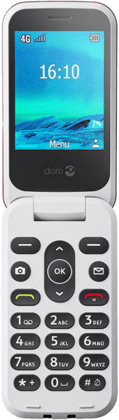 Doro 2820 4G ohne Netzteil rot