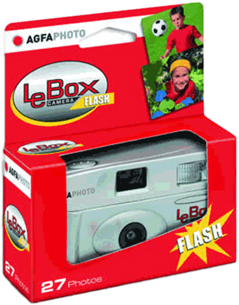 Agfa Le Box Flash Einwegkamera 35mm