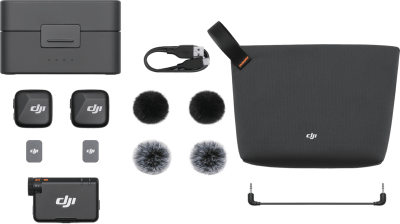 DJI MIC Mini (2 Sender + 1 Empfänger + Ladeschale) DJI MIC Mini (2 Sender + 1 Empfänger + Ladeschale)