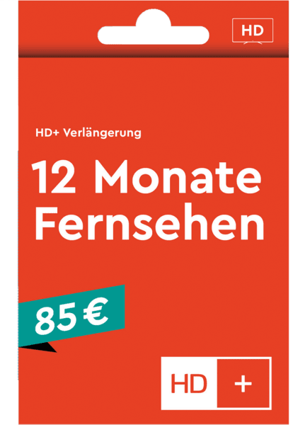 HD plus HD+ Karte inkl. 12 Monate HD+ Sender-Paket