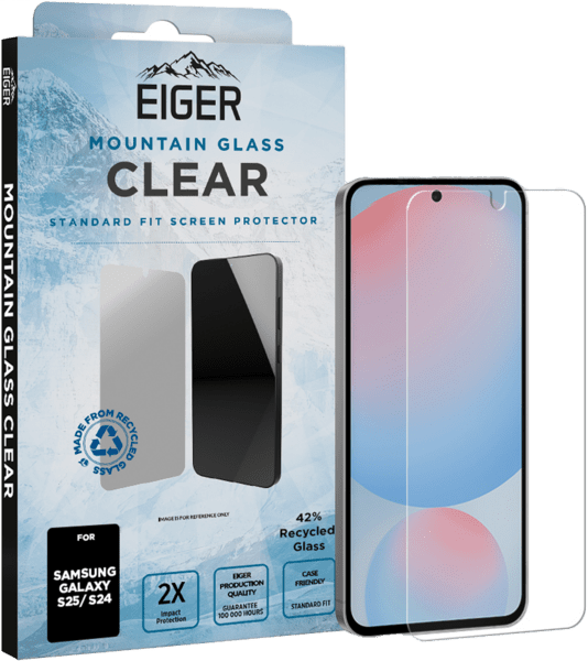 Eiger SP Mountain Glass Clear Galaxy S25/S24