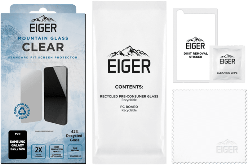 Eiger SP Mountain Glass Clear Galaxy S25/S24