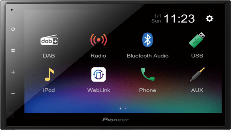Pioneer DMH-A340DAB USB BT 6,8" 2-DIN