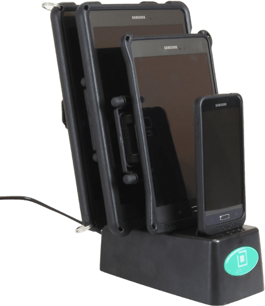 RAM Mounts GDS Tisch-Ladestation IntelliSkin 4-fach RAM Mounts GDS Tisch-Ladestation IntelliSkin 4-fach