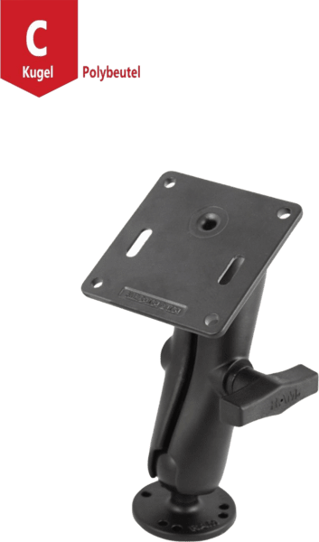 RAM Mounts Aufbau-Set R-Basis AMPS mittlerer Arm Vesa C-Kugel