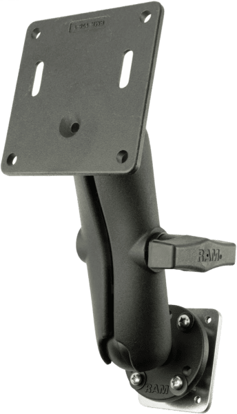 RAM Mounts Set m. Gegenplatte mitt. Arm Vesa C-Kugel