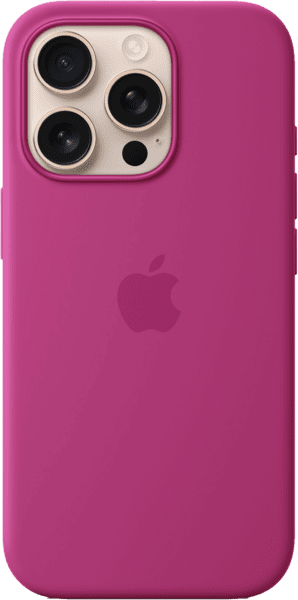 Apple Silicone Case MagSafe iPhone 16 Pro fuchsia