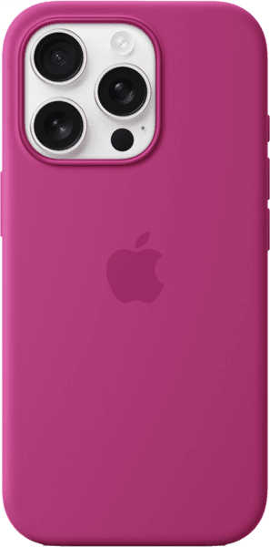 Apple Silicone Case MagSafe iPhone 16 Pro fuchsia