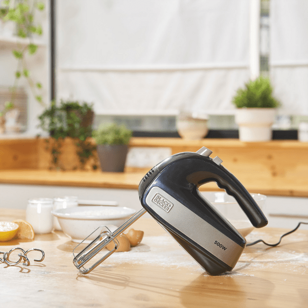 Black & Decker BXMX500E Handmixer 500W edelstahl Black & Decker BXMX500E Handmixer 500W edelstahl