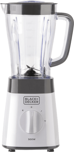 Black & Decker BXJB500E Standmixer 500W weiß