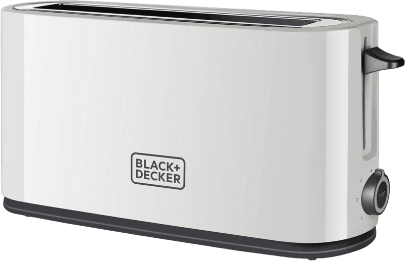 Black & Decker BXTO1001E Toaster Langschlitz 1000W weiß Black & Decker BXTO1001E Toaster Langschlitz 1000W weiß